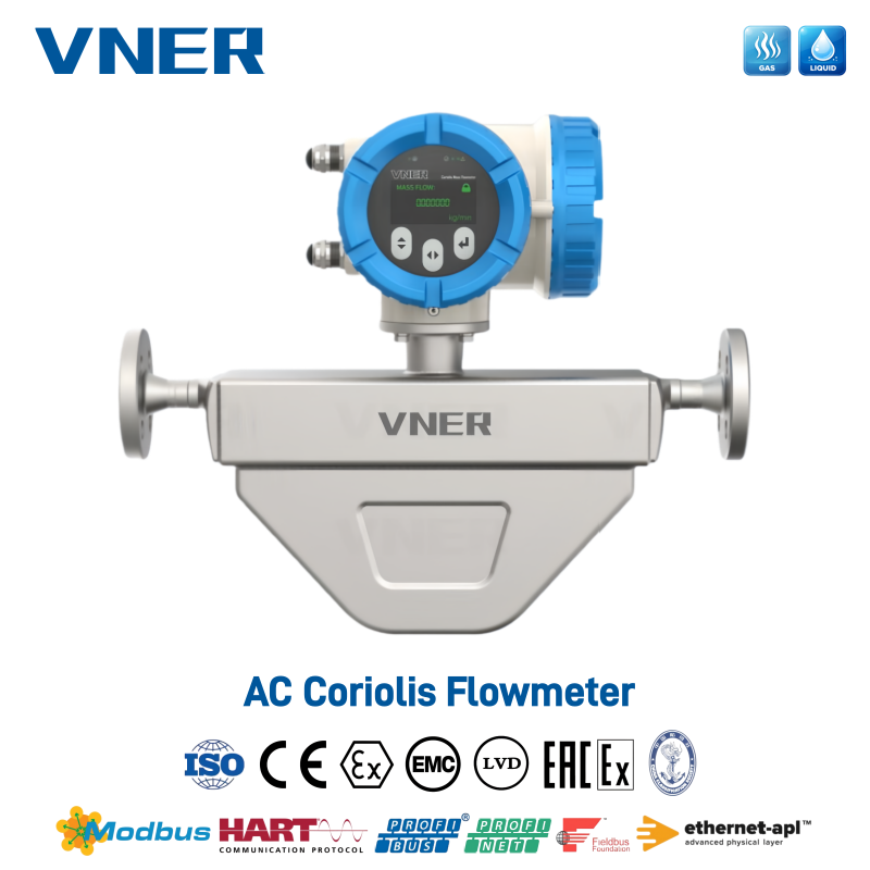 Pengukur Aliran Jisim Coriolis Siri AC