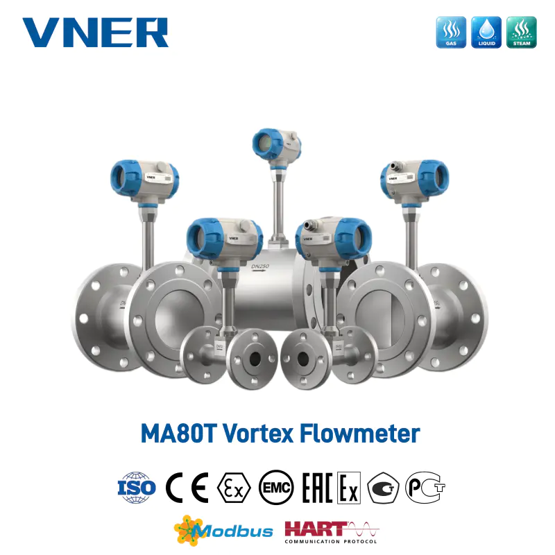 Pengukur Aliran Vortex Siri MA80T