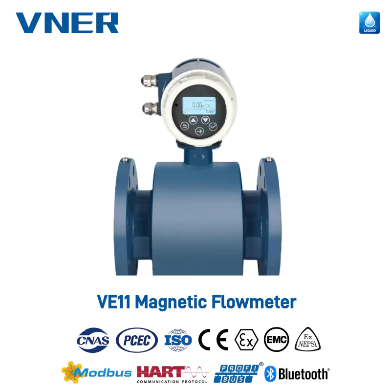 VE11 Pengukur Aliran Elektromagnet Ketepatan Tinggi