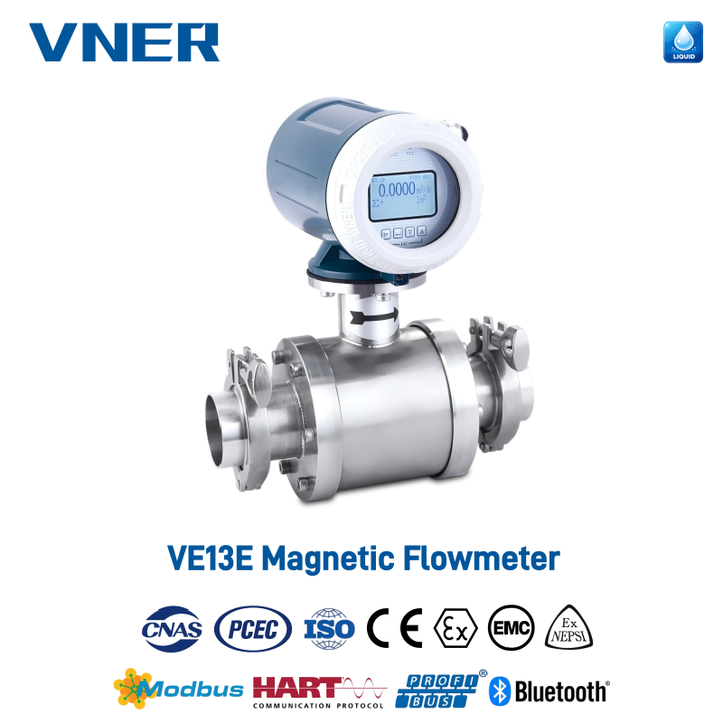 VE13 Pengukur Aliran Elektromagnet Kebersihan