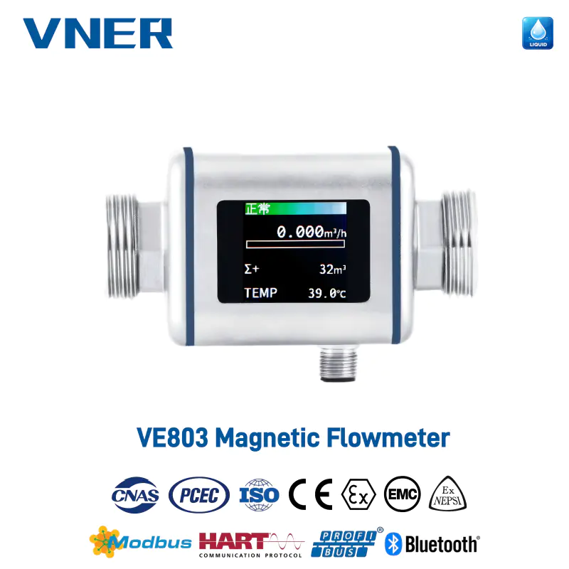 VE803 Pengukur Aliran Elektromagnet Padat